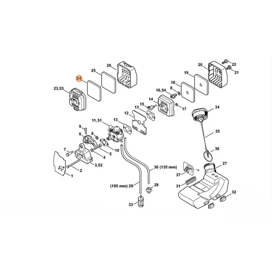 STIHL  Filtr 4137 124 2800